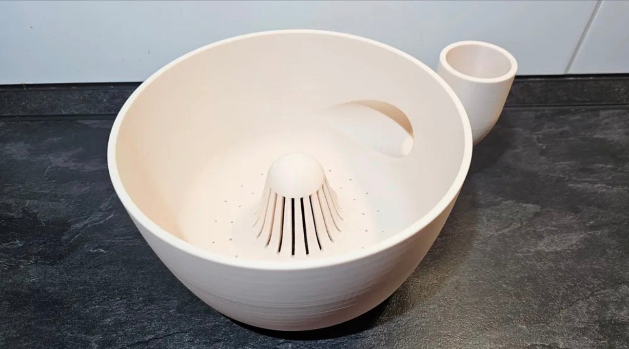 Hydroflow fruit washer