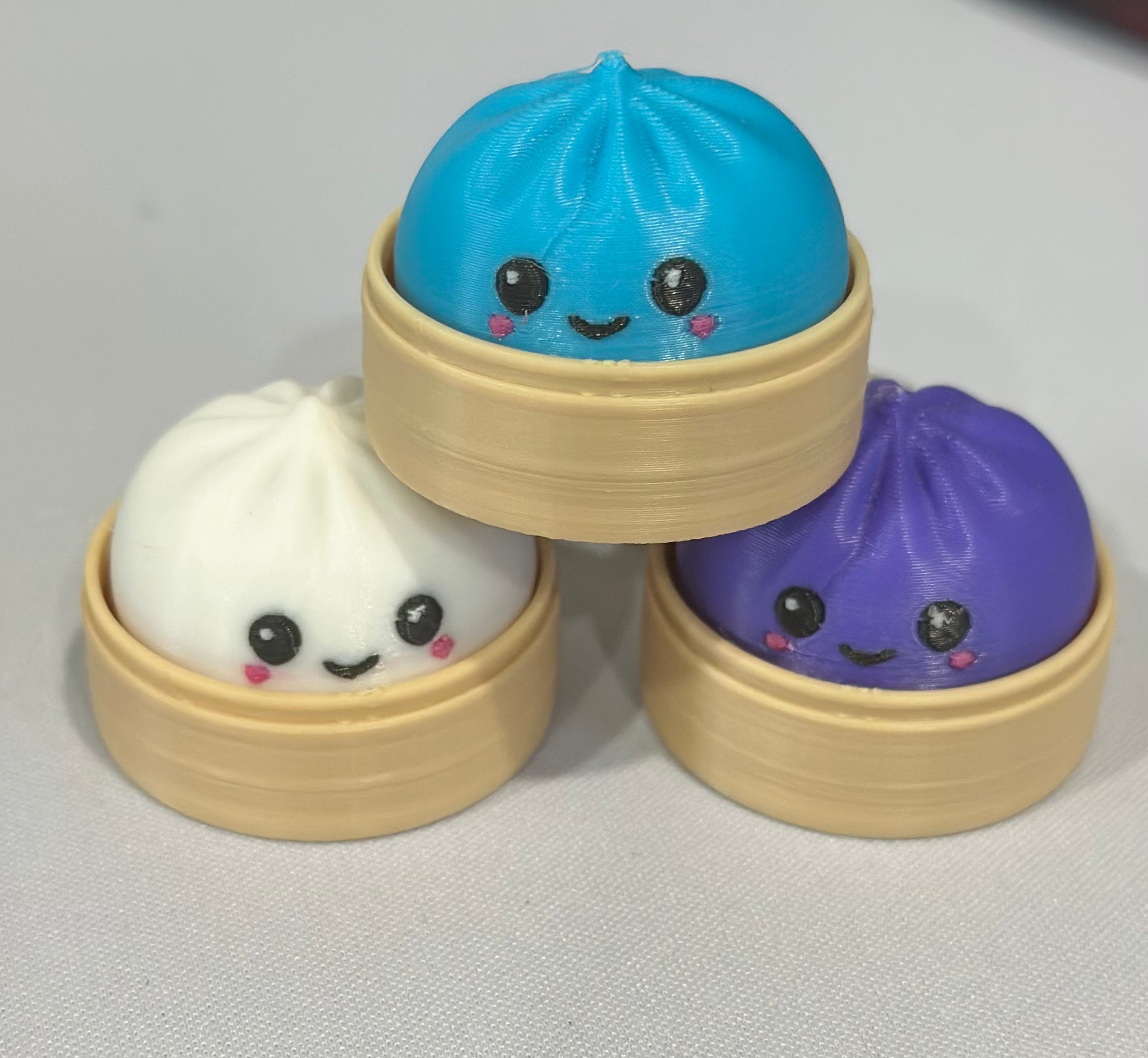 Dumpling Clicker Keychains