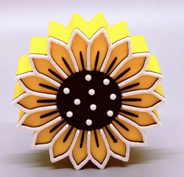 Sunflower Tiered Tray Decor