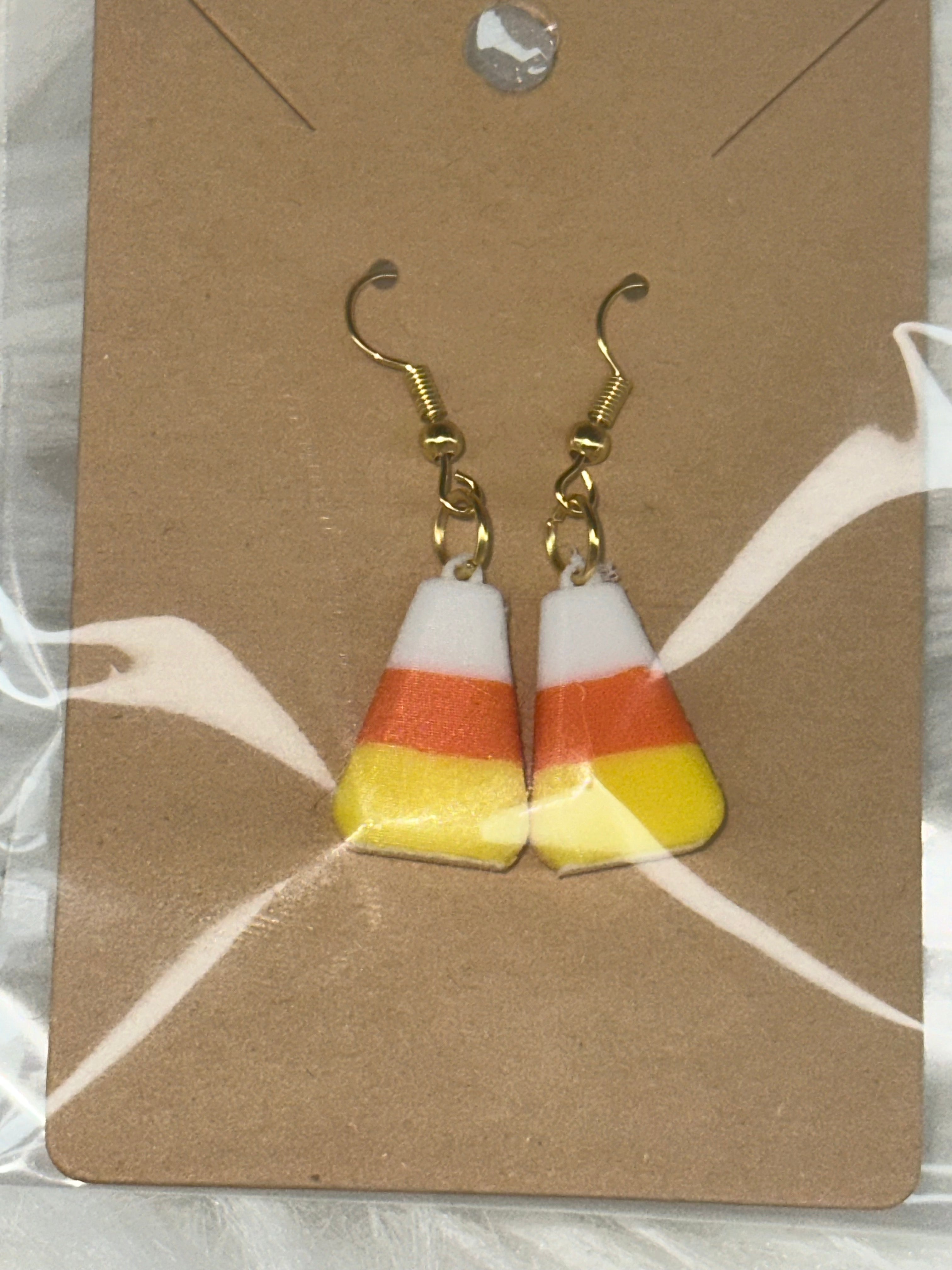 Candy Corn Earrings