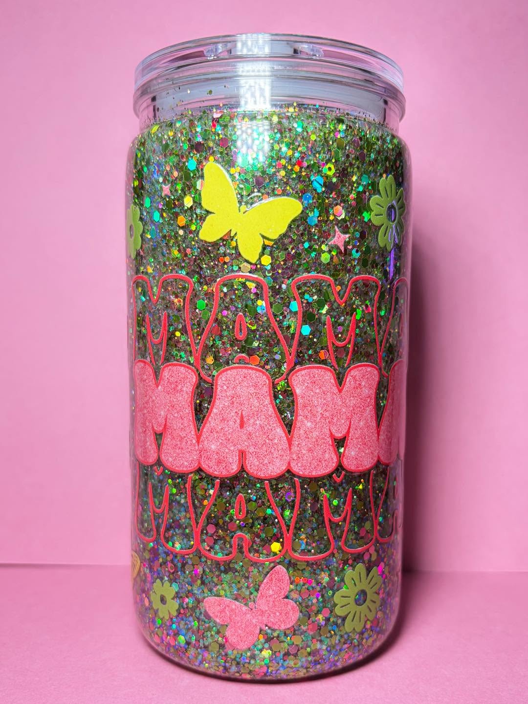 Mama SnowGlobe Tumbler