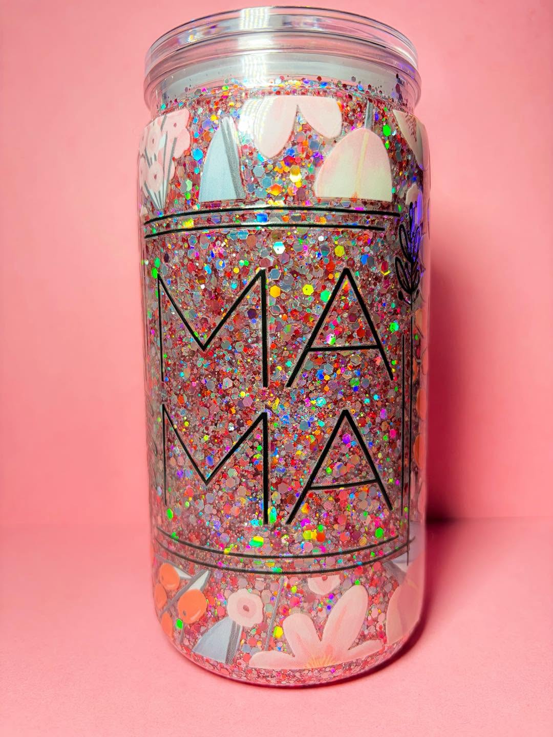 Mama Snowglobe (Pink)